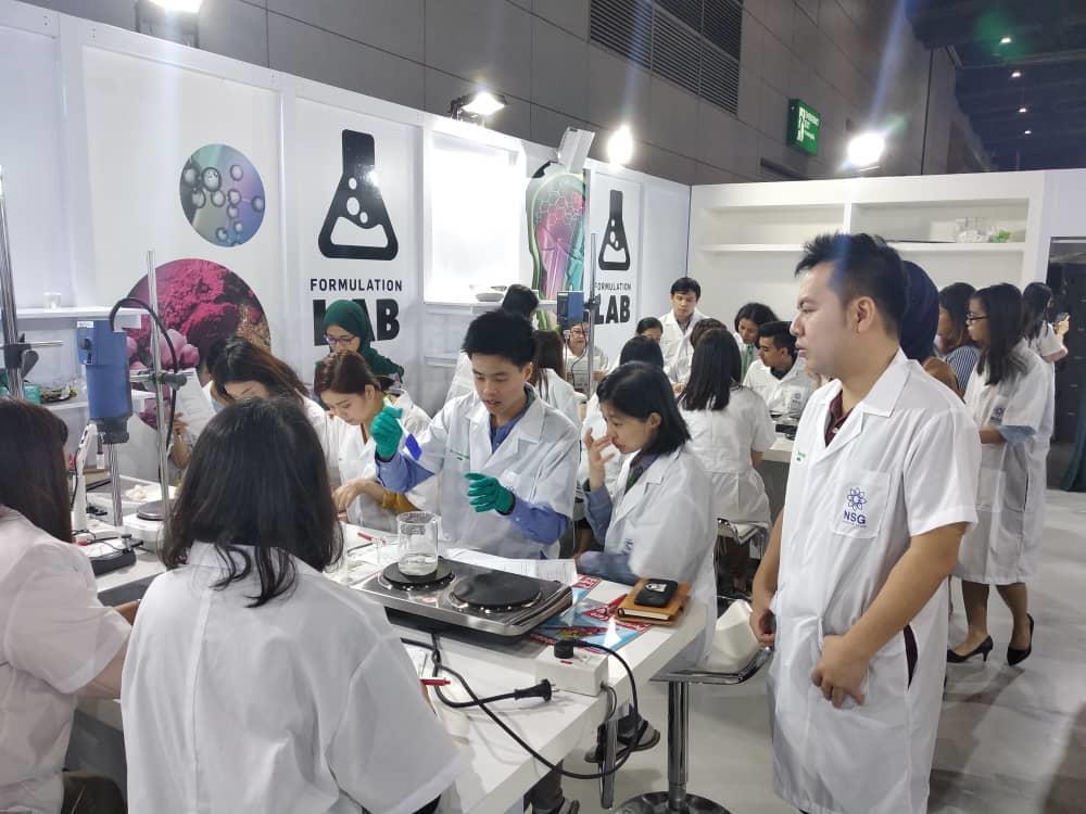 Formulation lab training and product development activity